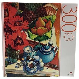 Cardinal Jigsaw Puzzle 300 Pieces The Breakfast Ritual Tea Sugar Fruit Pineapple